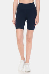 Leggings Depot Women's High Waist Active Shorts - Moisture-Wicking Workout Gear